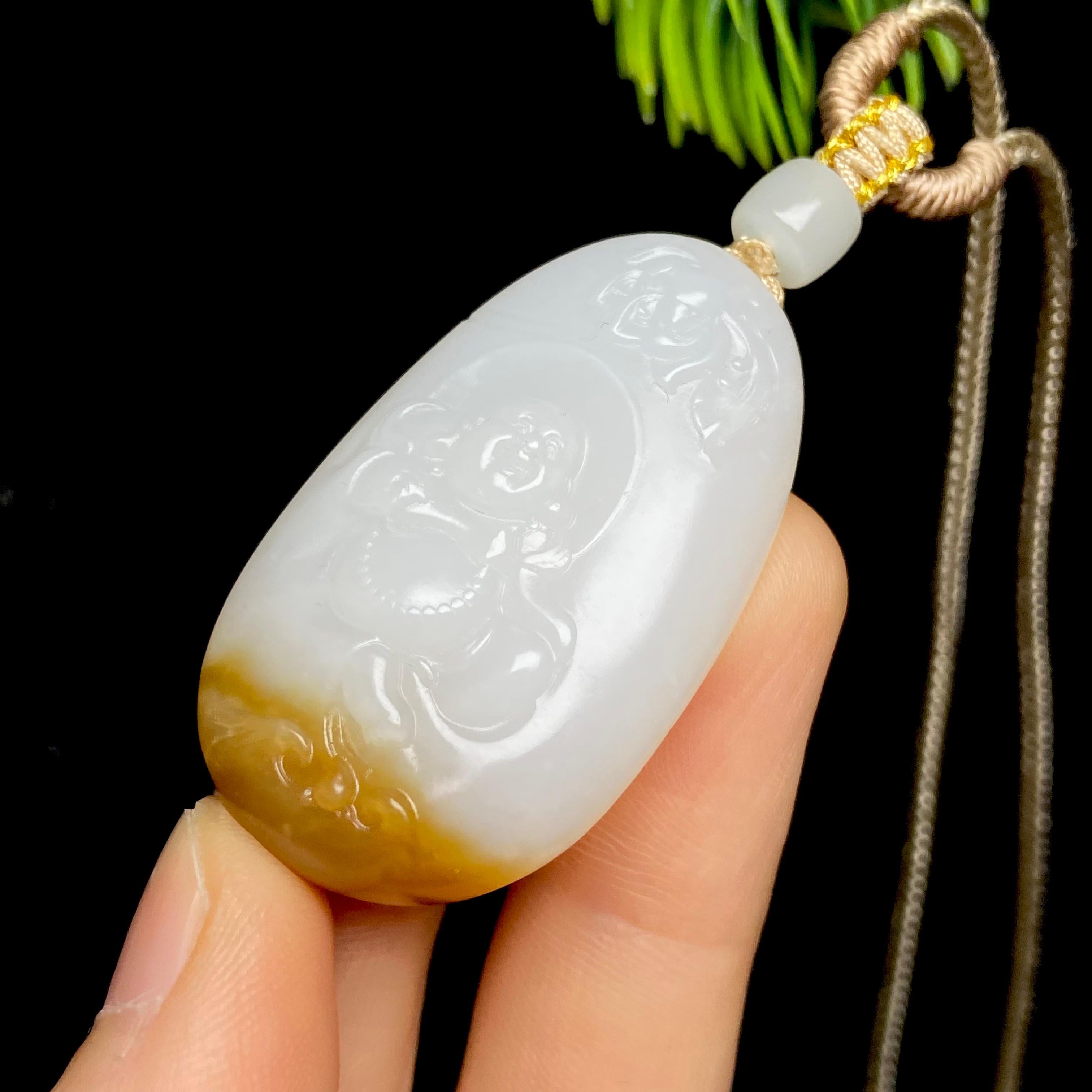 和田玉糖白佛公（25.8g）