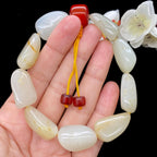 和田玉洒金皮籽料【精品手串】（53.3g）