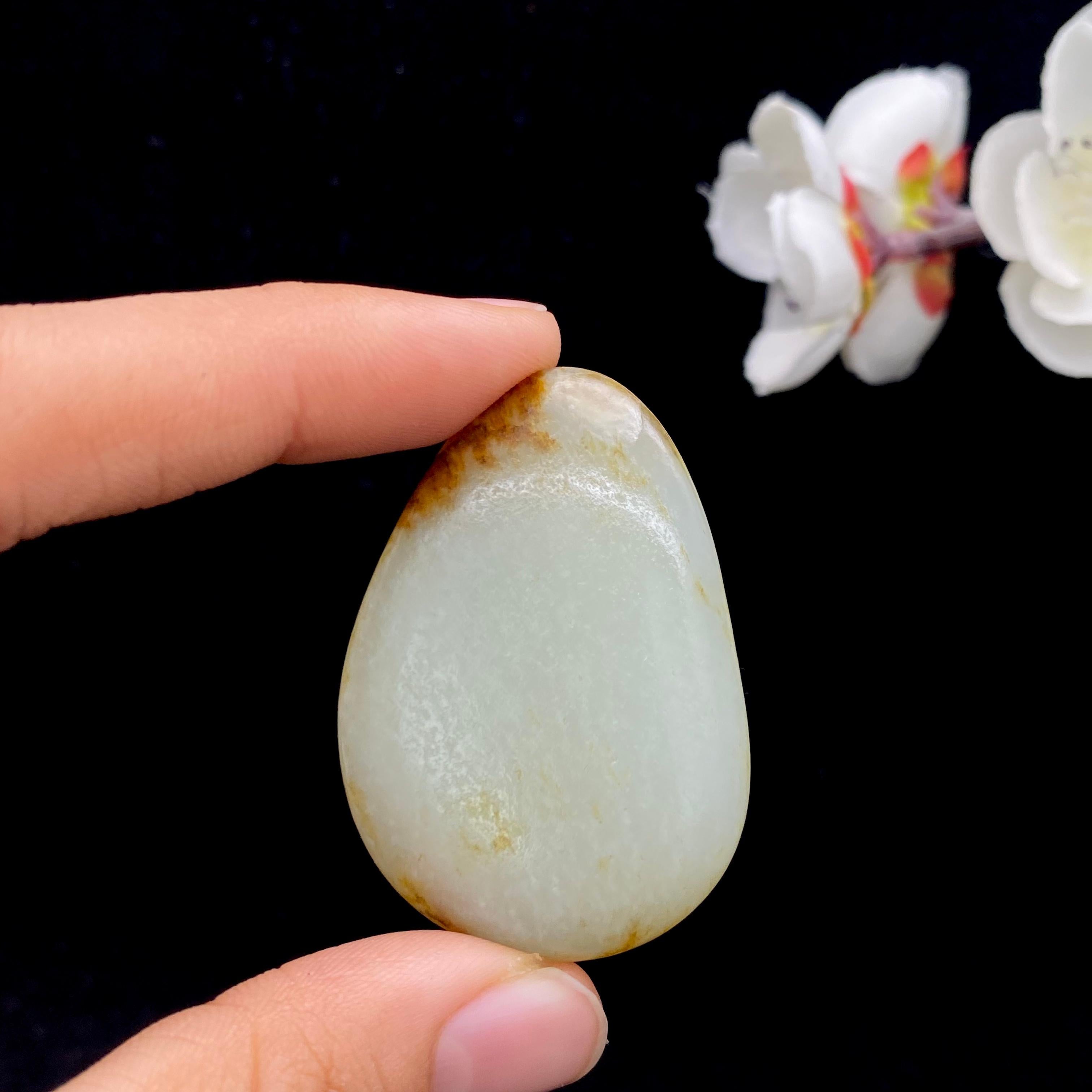 和田玉洒金皮籽料挂件（27.5g）