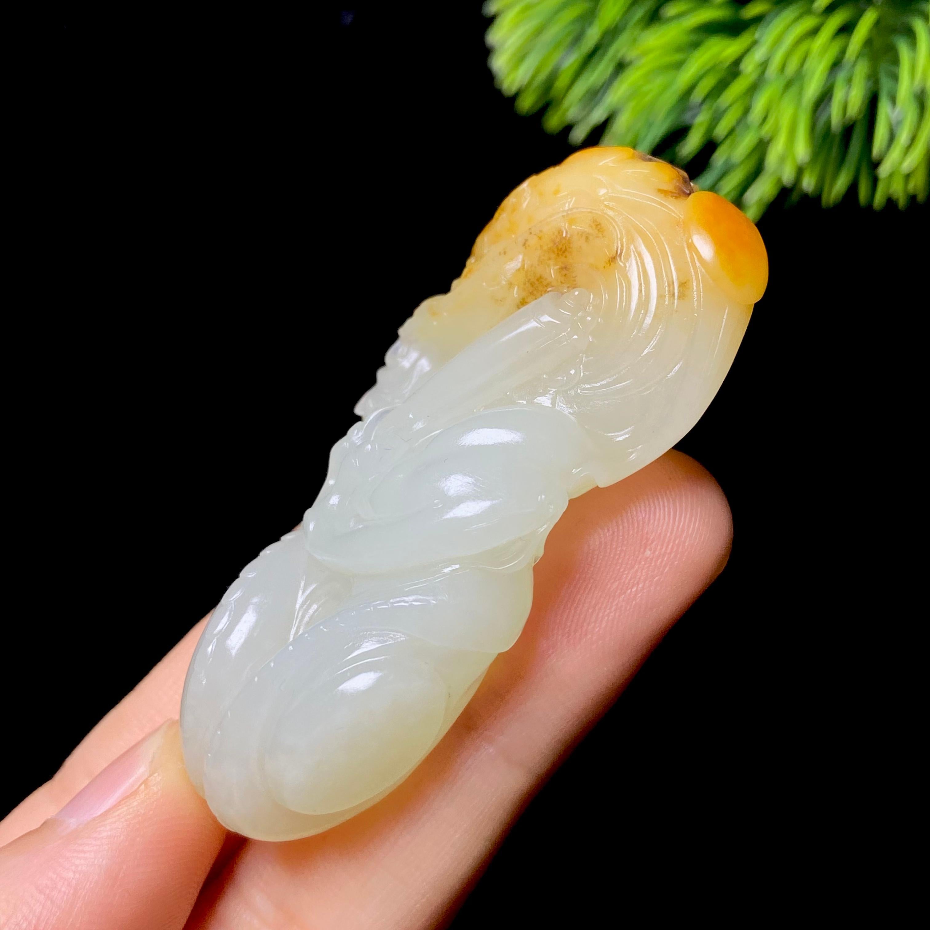 和田玉籽料龙行天下（36.7g）