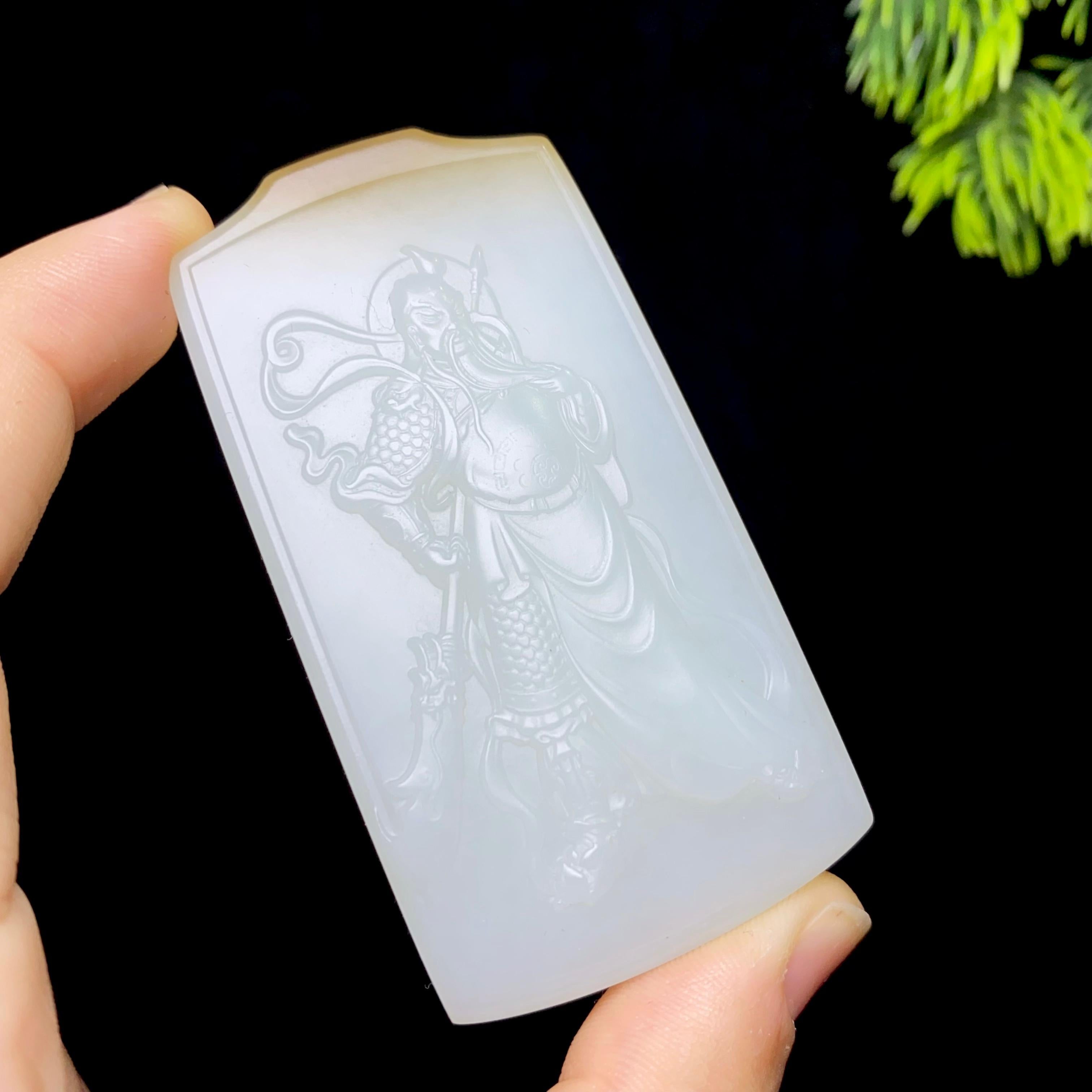 和田玉糖白关公（78.8g）