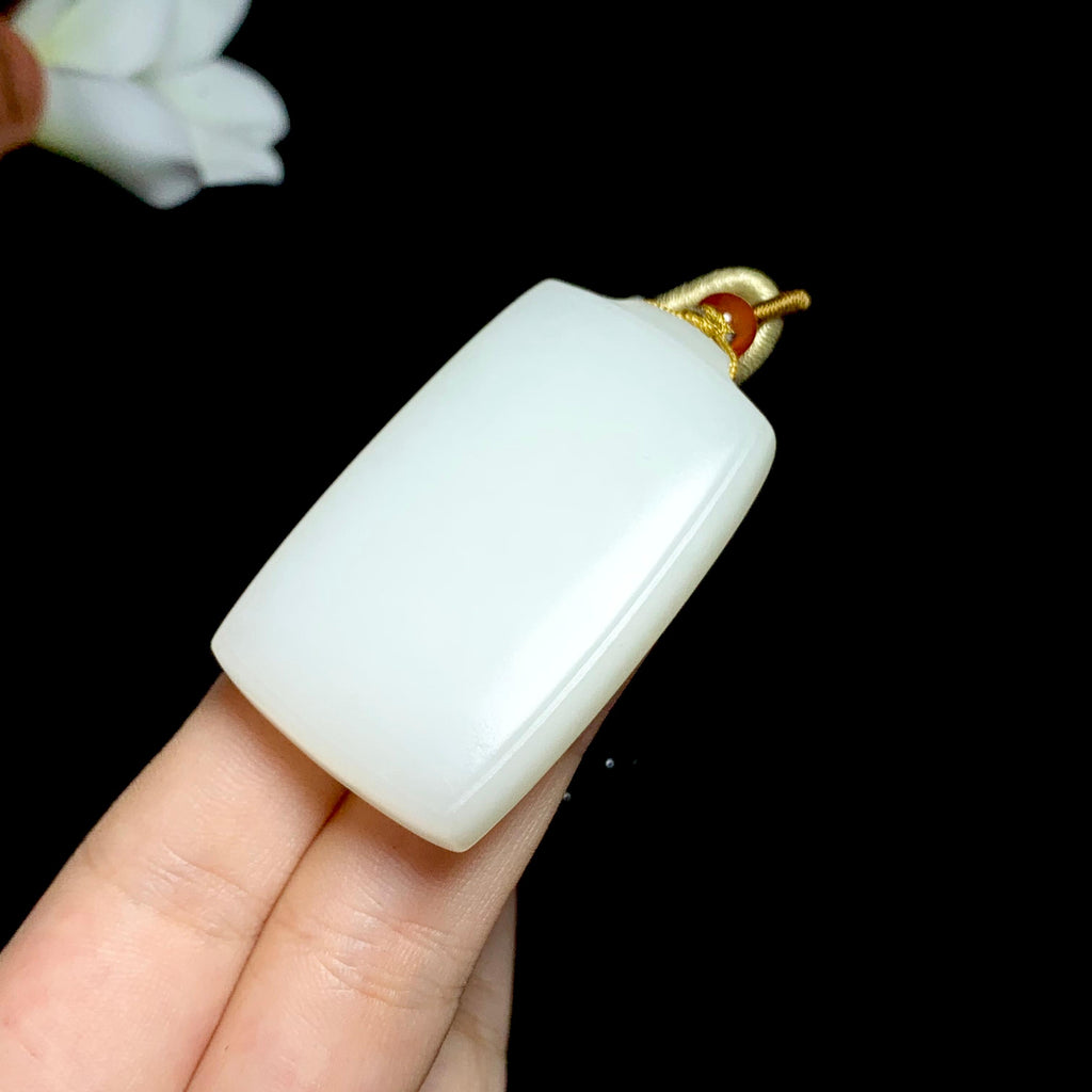 和田山料白玉无事牌（43.0g）