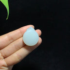 和田山料白玉无事牌圆牌挂件（19.0g）