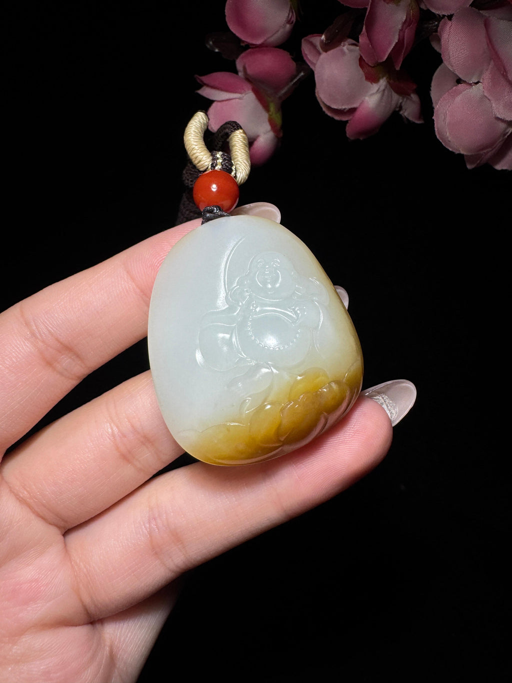 和田玉糖白玉佛公（41.5g）