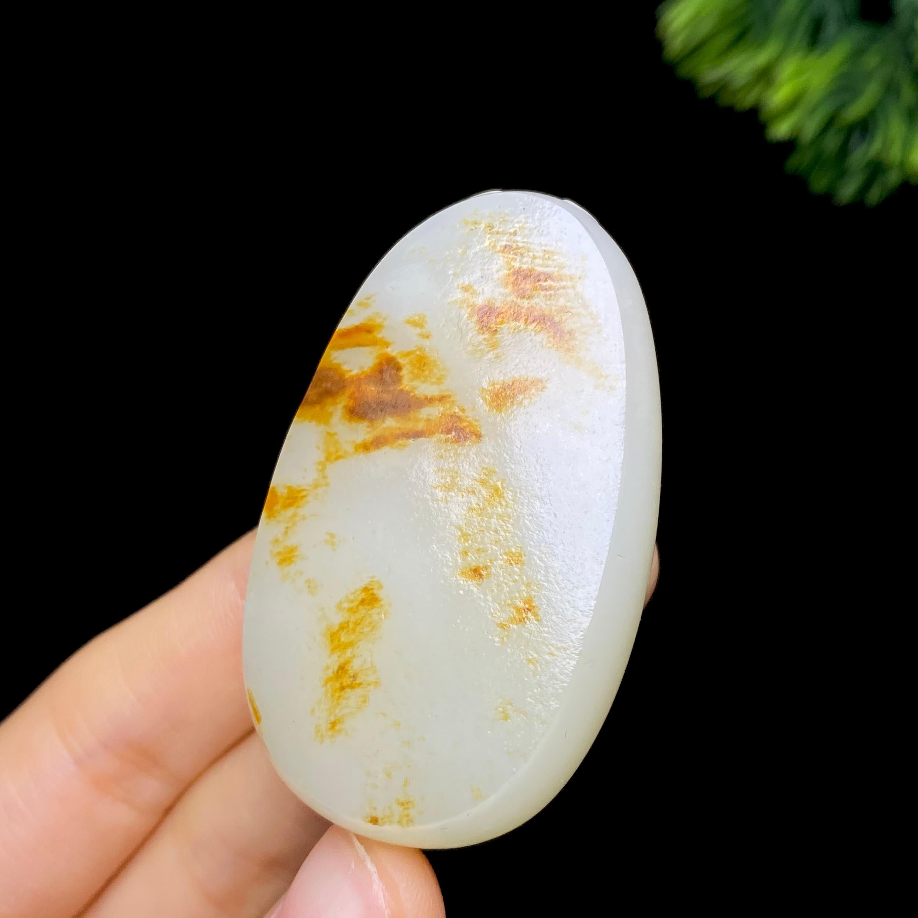 和田玉籽料无事牌（37.9g）