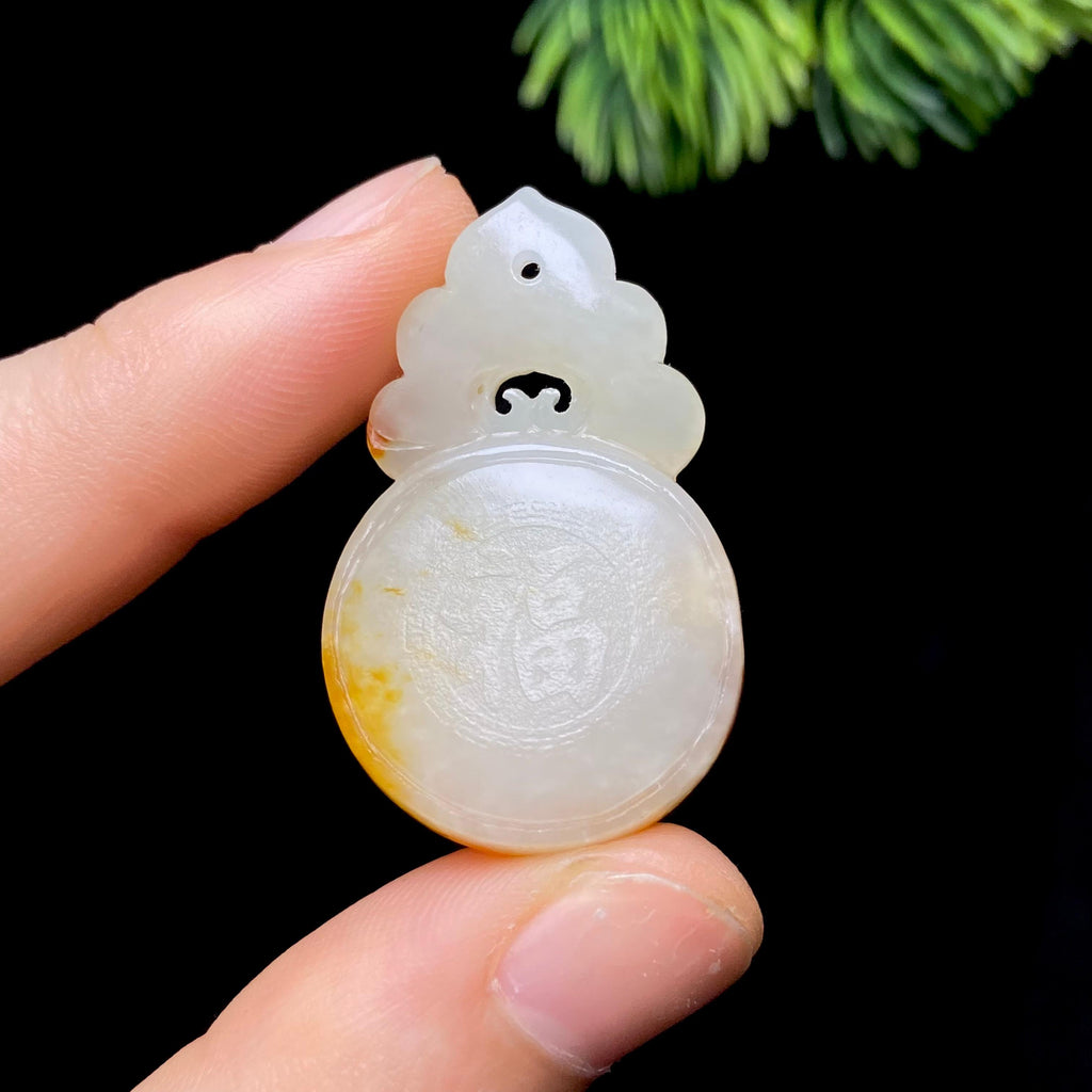 和田玉籽料如意平安牌（10.0g）