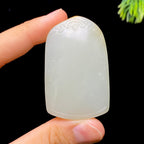 和田玉籽料无事牌（52.6g）