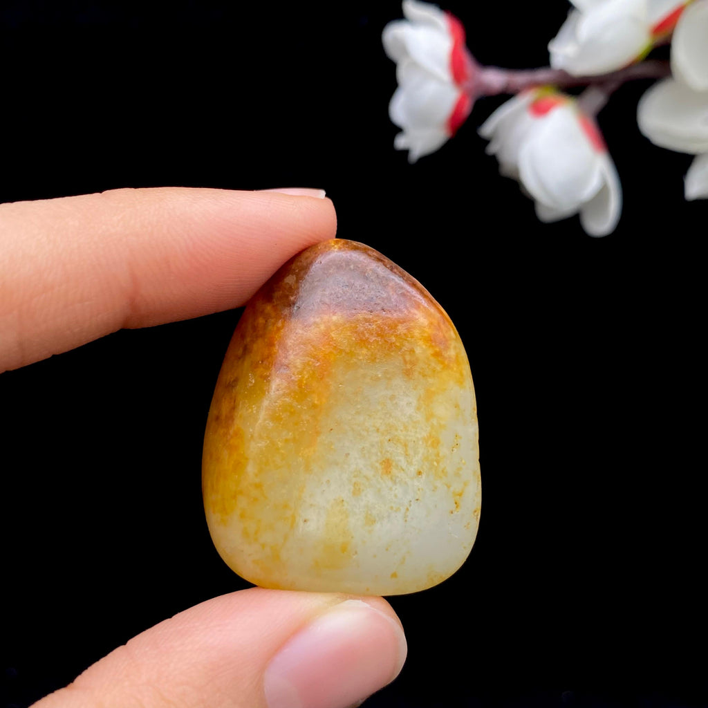 和田玉聚红皮籽料（22.8g）