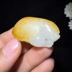 和田玉籽料挂件龙龟（33.0g）