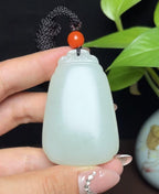 新疆和田玉籽料平安无事牌（54.2g）
