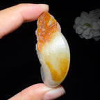 高品质和田玉籽料观音挂件（44.5g）