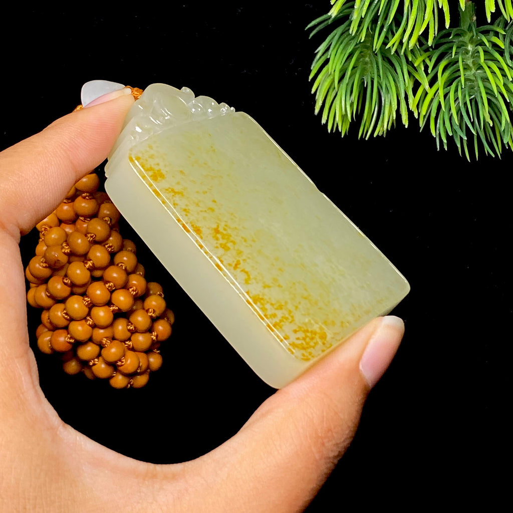 和田玉籽料无事牌（85.9g）