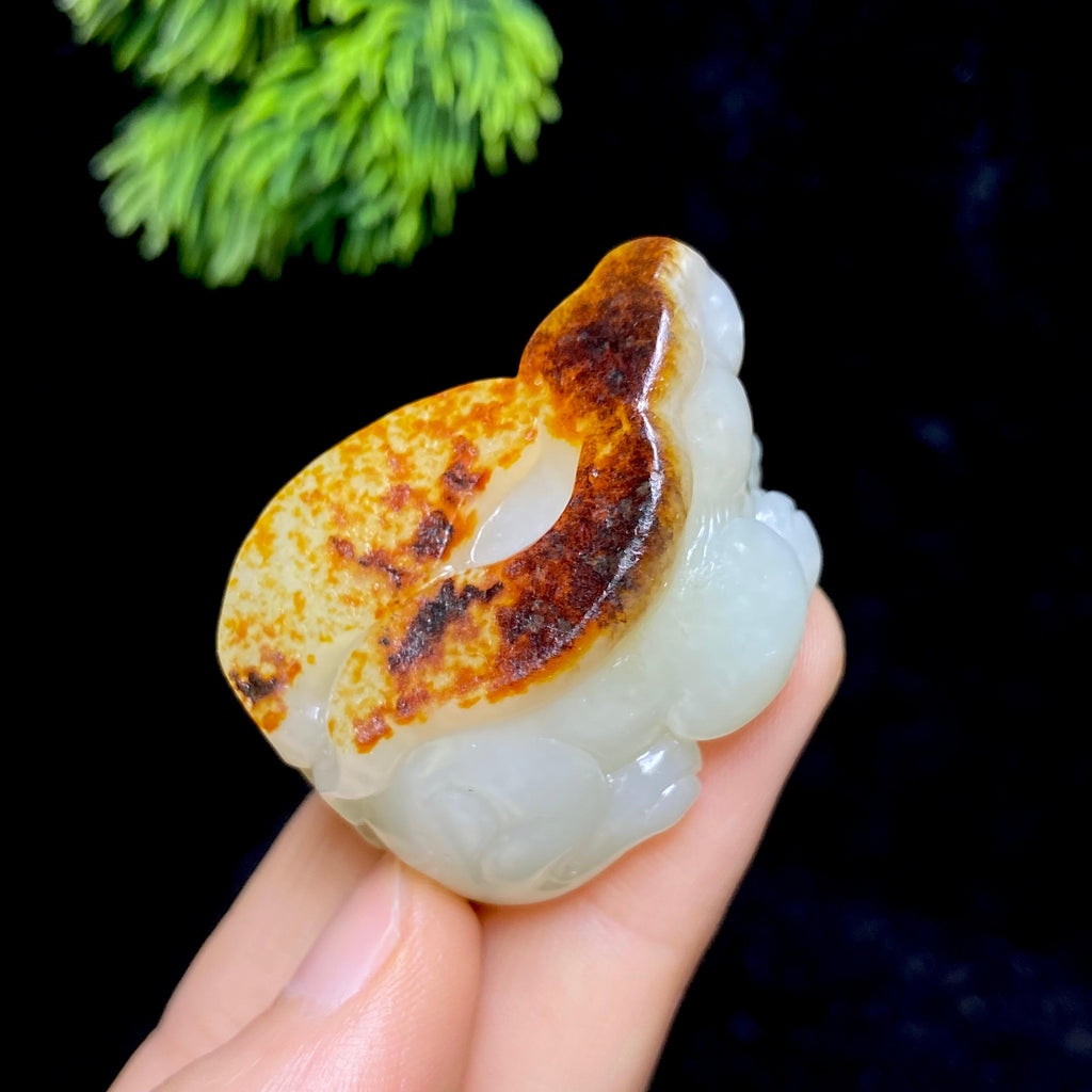 和田玉籽料兔子挂件（42.6g）