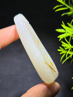 和田籽料洒金皮平安无事牌（64.7g）