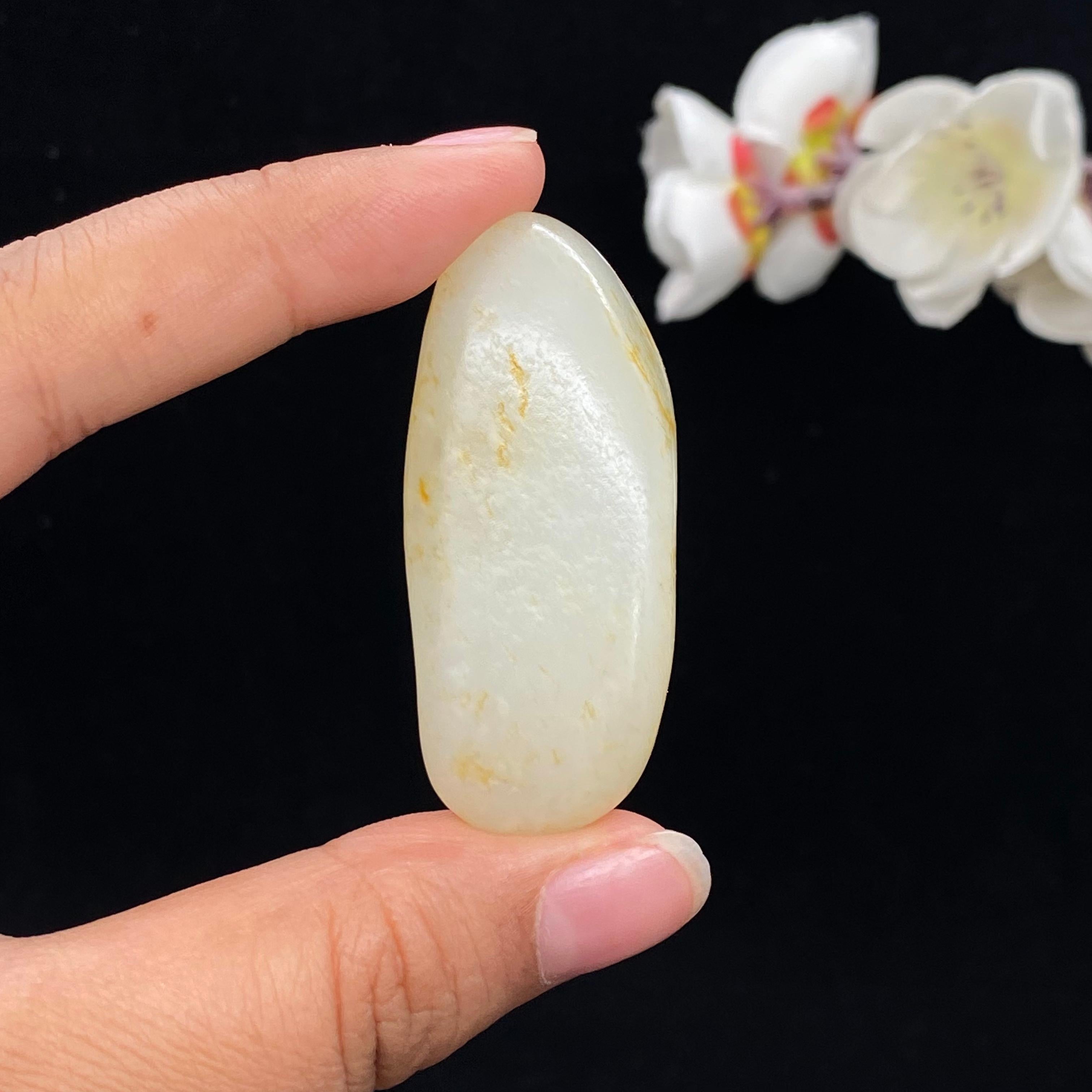 和田玉洒金皮籽料挂件（26.8g）