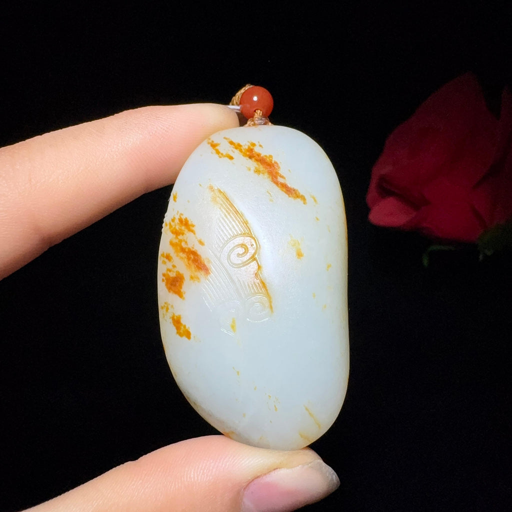 和田玉籽料挂件大日如来（57.8g）