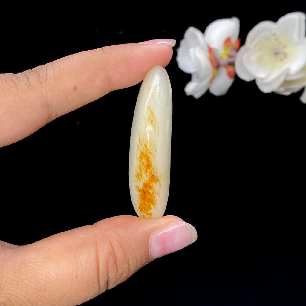 和田玉洒金皮籽料挂件（35g）