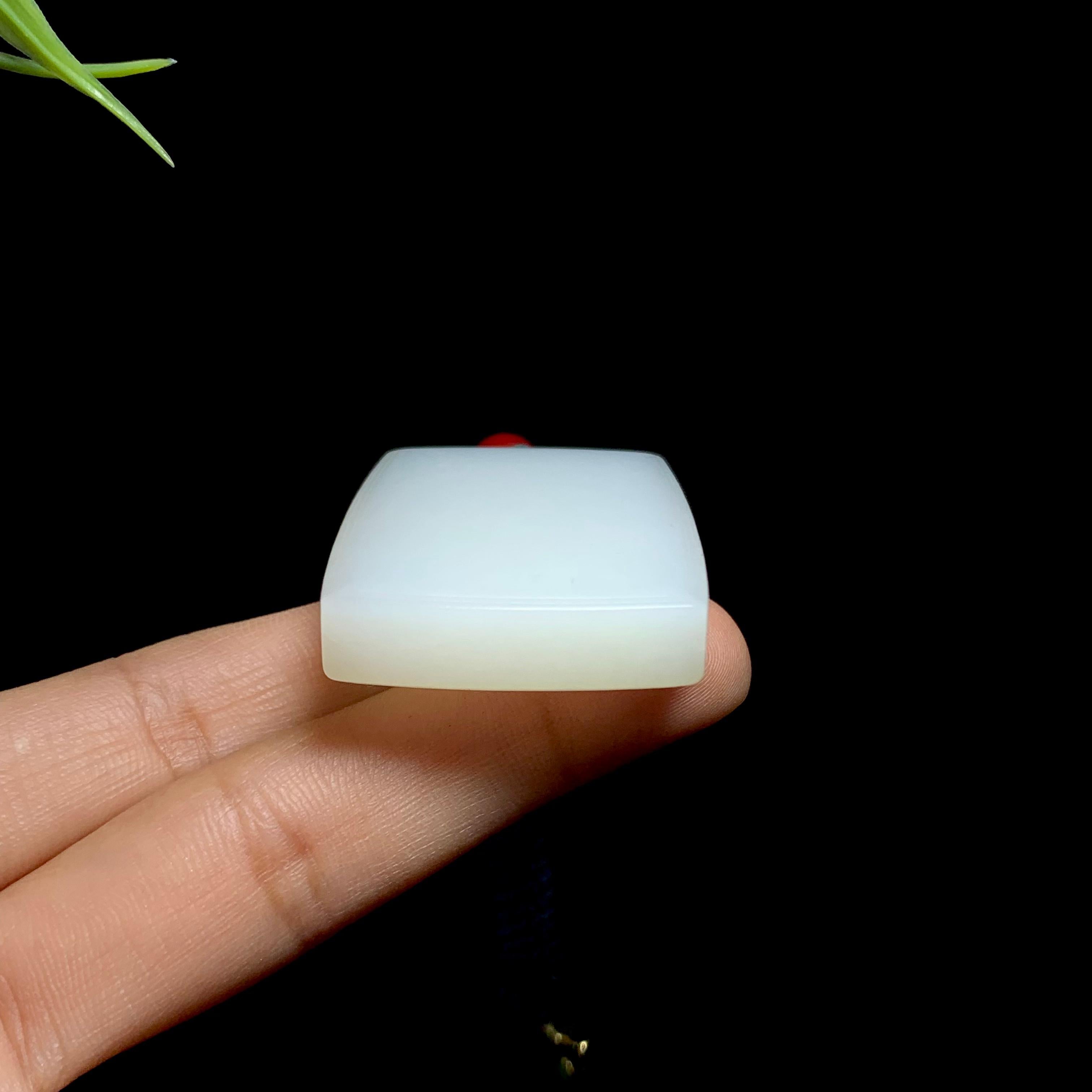 和田山料白玉无事牌（37.7g）