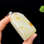 和田玉籽料无事牌（61.7g）