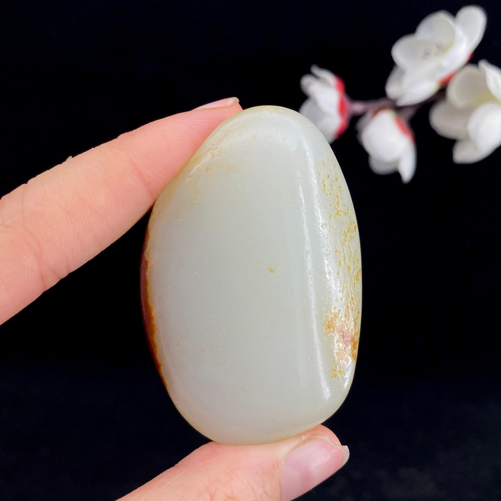 和田玉聚红皮籽料原石（61.1g）