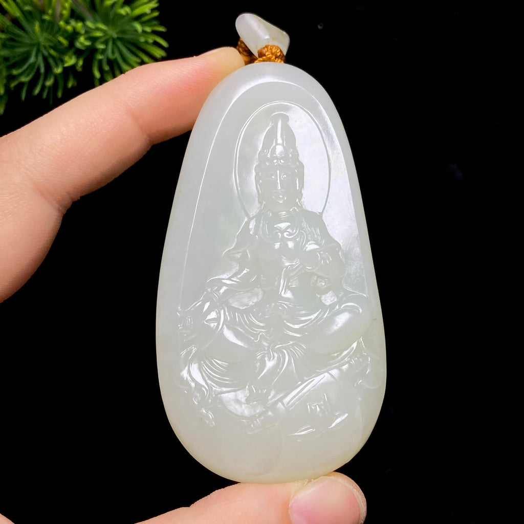 和田玉籽料观音（78.7g）