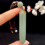 和田玉沙枣青籽料【无事牌】（55.8g）