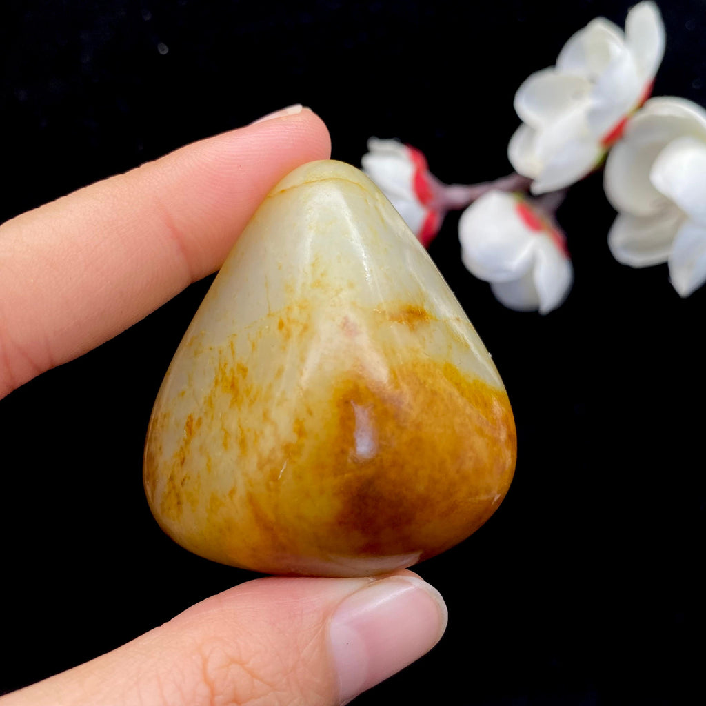 和田玉聚黄皮籽料（59.6g）