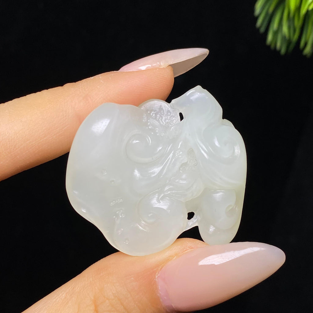 和田玉籽料如意（17.9g）