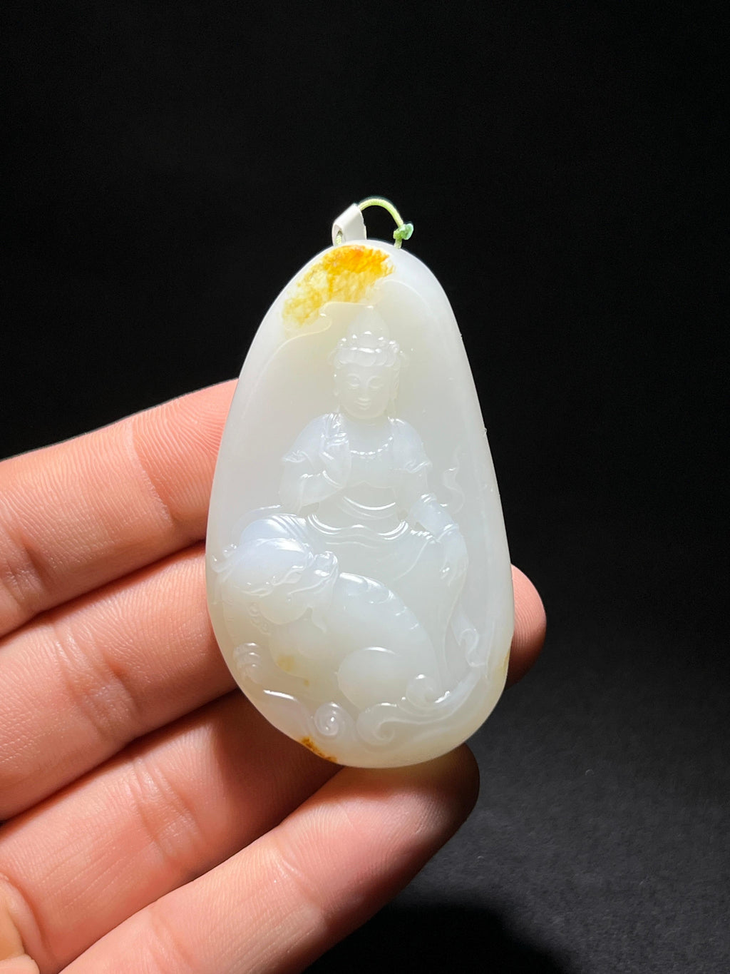 和田籽料观音（36.6g）