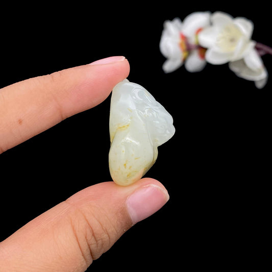 和田玉籽料貔貅【招财进宝】（18.9g）