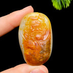 和田玉籽料钟馗（37.4g）