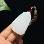 高品质和田白玉平安无事牌（42.7g）