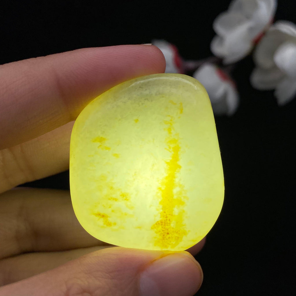 和田玉洒金皮籽料挂件（28.1g）