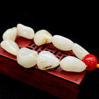 和田玉黄皮【精品手串】（67.3g）