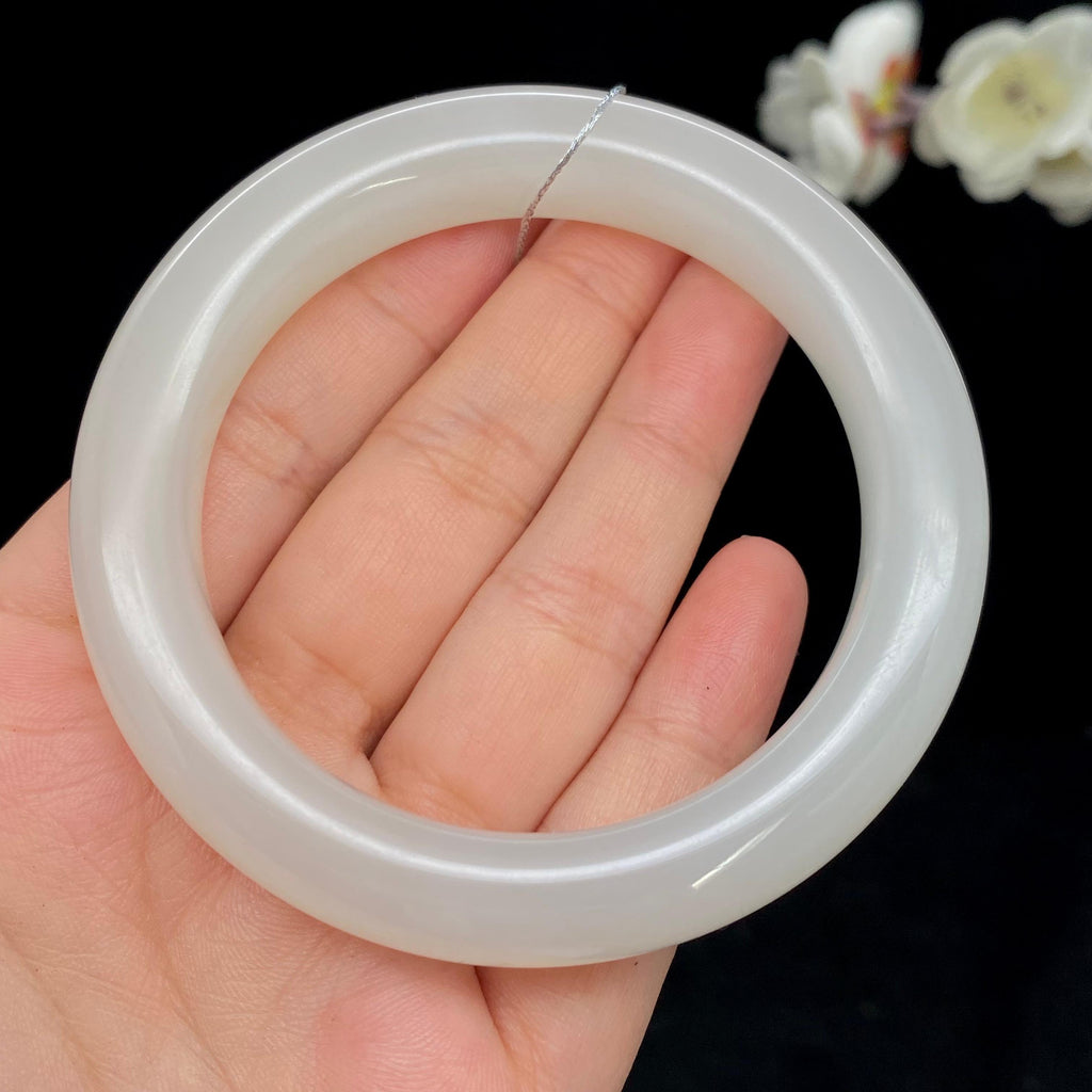 和田玉-沙枣青籽料【手镯】F2604210120（41.27g）