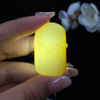 和田玉聚黄皮籽料挂件（25.3g）