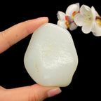 和田玉洒金皮籽料手把件（121.4g）