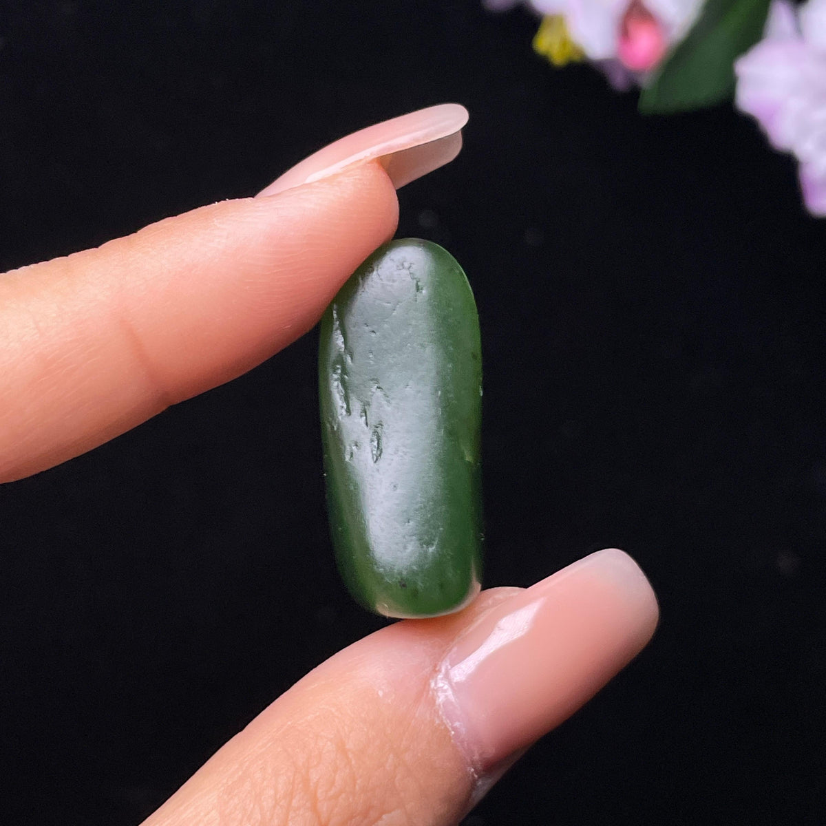 和田玉碧玉籽料挂件（8.22g）