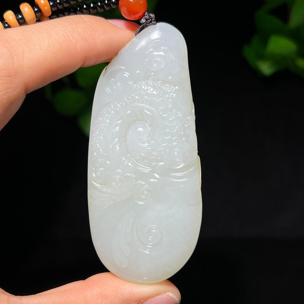 和田玉籽料龙（88.7g）