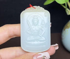 新疆和田玉且末糖虚空藏菩萨（38.1g）