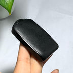 和田籽料黑青无事牌挂件（75.2g）