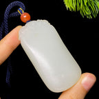 和田玉籽料无事牌（67.3g）