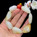 和田玉黄皮籽料【精品手串】（96.6g）