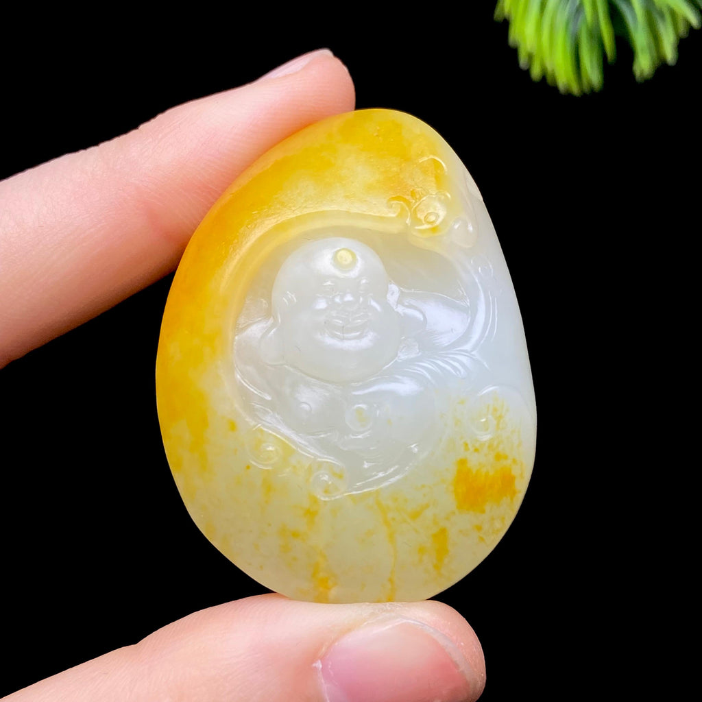 和田玉籽料佛公（42.9g）