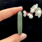 和田玉沙枣青籽料【平安无事牌】（24.6g）