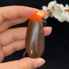 和田玉红沁皮籽料挂件（31.9g）