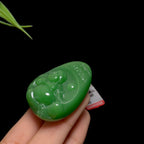 和田碧玉粉绿弥勒佛（30.0g）