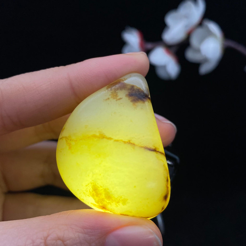 【超值推荐】和田玉洒金皮籽料挂件（29.5g）