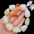 和田玉洒金皮籽料【精品手串】（113.3g）