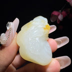 和田玉籽料挂件如意（40.7g）